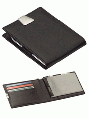 Leder Brieftasche / Jotter images