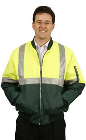 Promotional High visibility Flying Jacket with 3M Reflective Tapes images