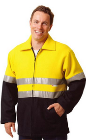 Promotional High visibility two Tone Bluey Safety Jacket images