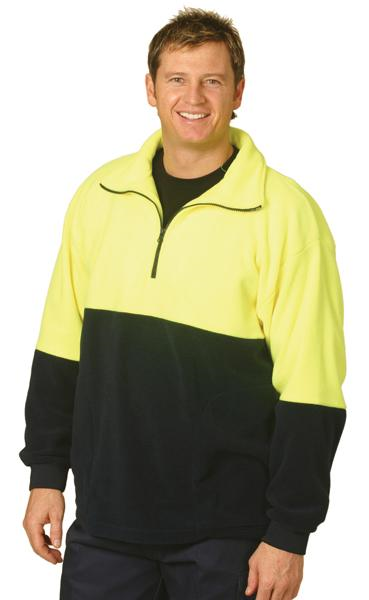 Promotional High Visibility Half Zip Pullover