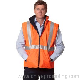 HiVis reversibel sikkerhet Vest