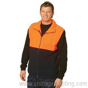 HiVis deux ton gilet moutonneux polaire images