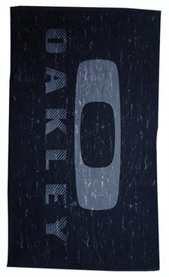 Distressed Black Beach Towel