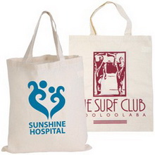 Calico Double Short Handle Tote Bag 140 gsm images