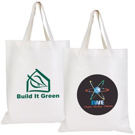 Kısa kolu bambu Tote Çanta 100 gsm