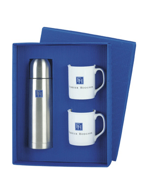 Fiole & Mugs Set vague bleue