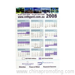 Magnetic Tab Calendar