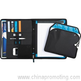 Zoom 2 In 1 Tech Sleeve Zip Padfolio