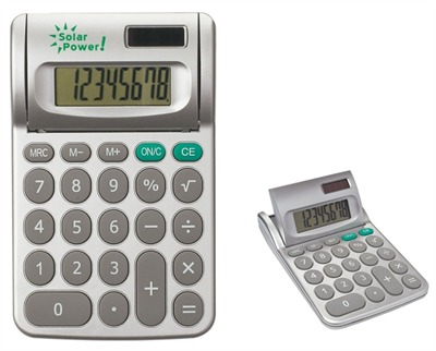To drevet kalkulator