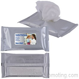 Anti-bacterianos lenços na bolsa X 10