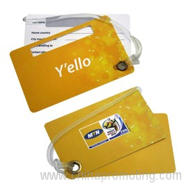 Hard Plastic Double Luggage Tag