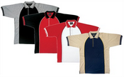 Damen drei Tone Polo-Shirts images