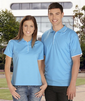 Atmungsaktive Kontrast Polo Damen small picture