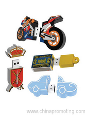 2D Custom Shape USB Flash Drive images