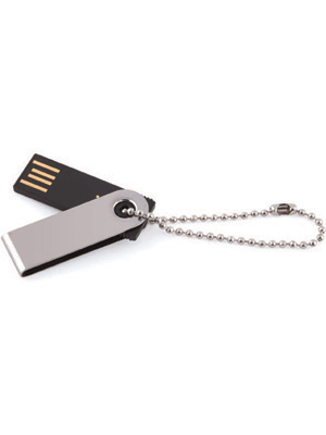 Micro fém SwivelUSB Flash Drive