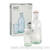 Jamie Oliver Water Bottle/Glass Set images