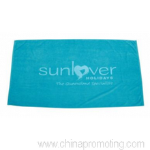 Cotton Velour  Beach Towels with Tone on Tone Logo images