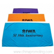 Signature Velour Towels with Black Print images