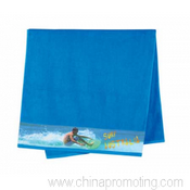 Terry Velour Bath Towels with Sublimation Print images