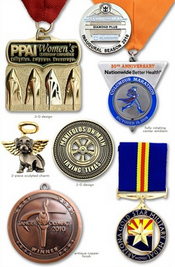 63mm Die Cast medali images