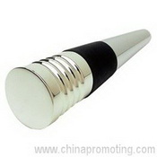Silver Plated Flat Top Bottle Stopper images