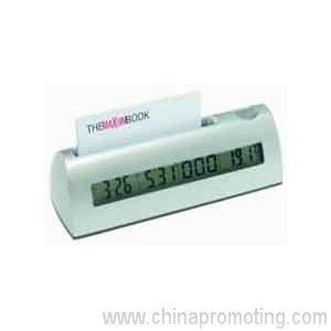 LCD Business Desk Clock