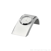 Icon Silver Quartz Clock images