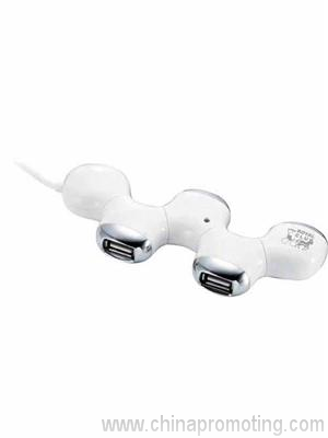 Flex USB-Hub med 4 porte v2.0