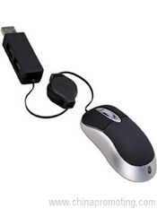 Mini souris optique avec Hub USB v2.0 images