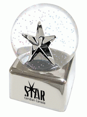 Estrela de prata Glitter globo images
