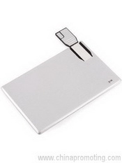 Aluminium slanke kreditkort USB Flash Drive images