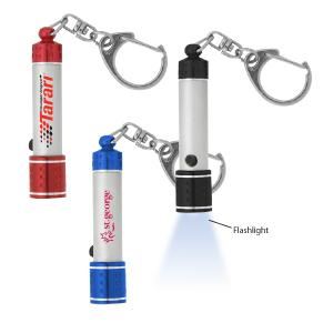 Promotional The Silverton LED Flashlight Key Chain