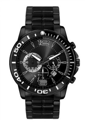 Montre chronographe noire