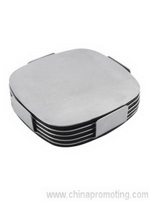 Executive Stainless Steel Coaster Set images