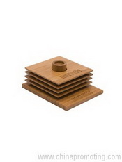 Bamboo Coaster Set (Engraved On Base/1 Position) images