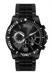 Montre chronographe noire images