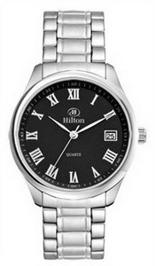 Prata polida Mens Watch images