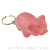 Promotional stress pig key ring images