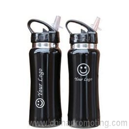 Stainless Steel Drink Bottle With Straw