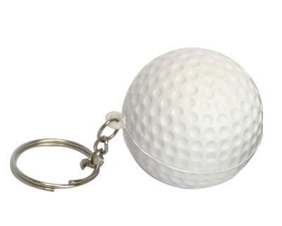 stress golf ball nøkkelring