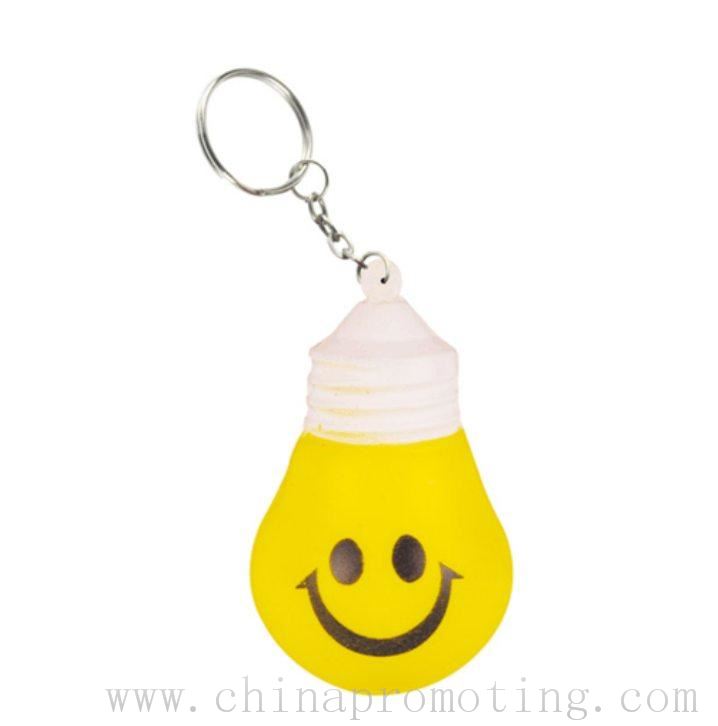 Stress Lighting Bulb Key Ring