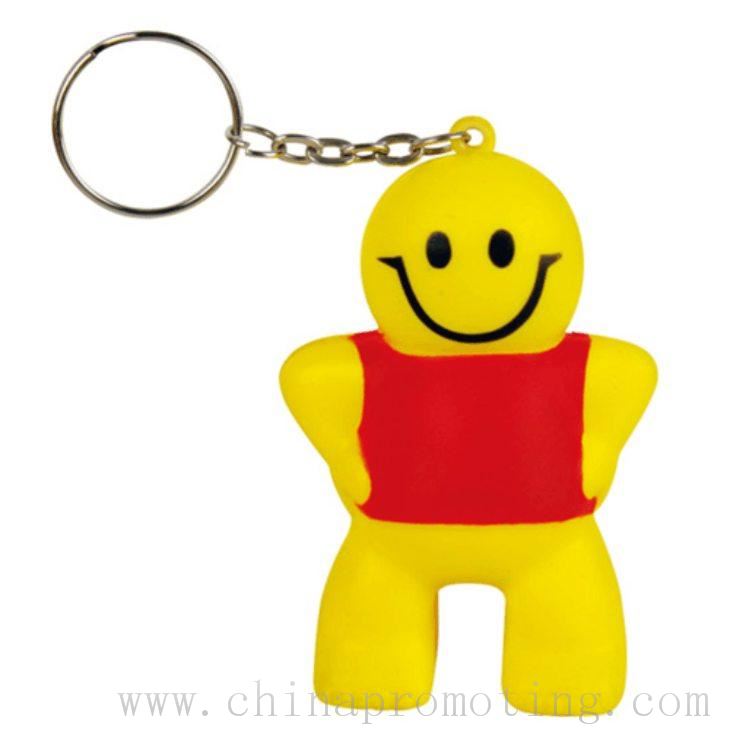 Zdůrazňují malý muž key ring