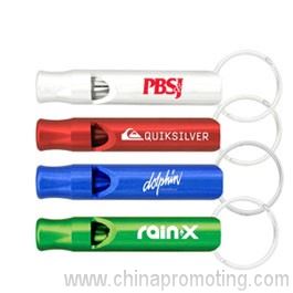 Aluminium Metal Whistle Key Chain