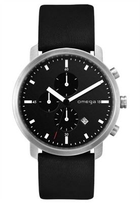 Reloj cronógrafo negro