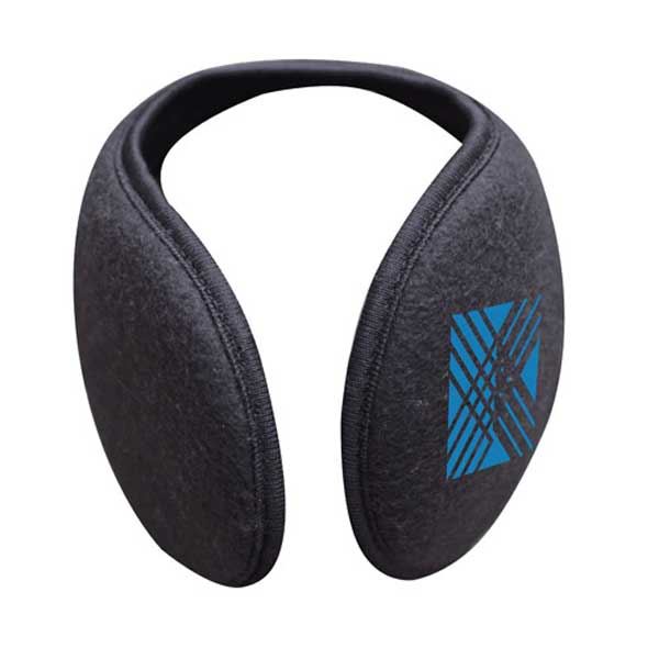 Hitam Ear Muff Warmers