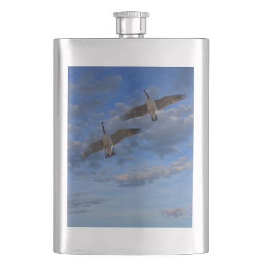 CANADA GEESE HIP FLASK