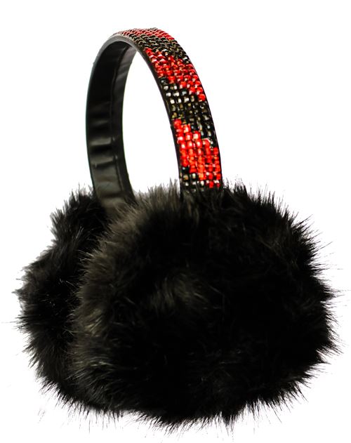 Earmuffs Foxyware berlian imitasi