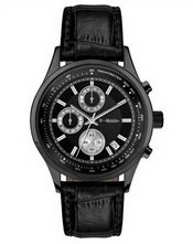 Schwarzes Leder-Watch images