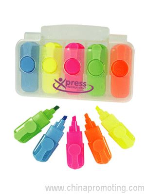 5 In Line Mini Highlight Markers