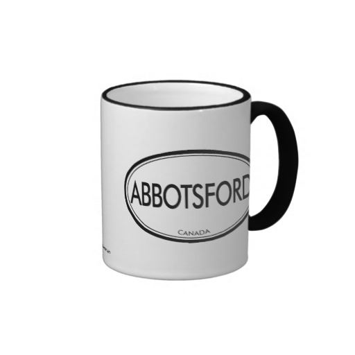 Abbotsford, Canadá timbre taza de café